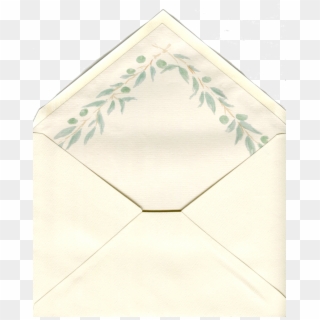 Sobre Guirnalda Olivo - Envelope Clipart