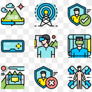 Virtual Reality And Face Id Clipart