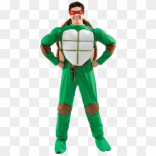 Adult 80s Super Hero Mutant Ninja Turtle Costume - Teenage Mutant Ninja Turtles Outfit Clipart