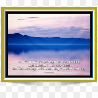 And God Saw Every Thing - Picture Frame Clipart