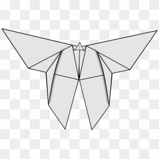 Origami, Mariposa, De Papel Imagen Gratis En - Origami Graphic Butterfly Clipart
