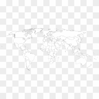 File Blank World Map 2016 Svg - World Map Vector Clipart