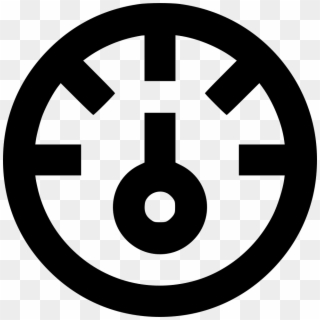 Dashboard Gauge Guage Odometer Speed Speedometer Widget - Recycle Logo In Circle Clipart