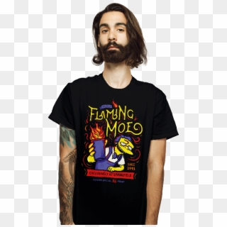 Flaming Moe - Shirt Clipart