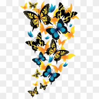 Butterflies Clipart Picture - Png Format Colorful Butterfly Png Transparent Png
