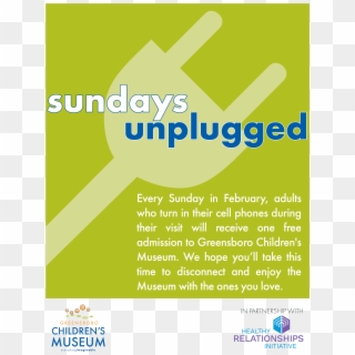 Sundays Unplugged At Greensboro Children's Museum - Graphic Design Clipart