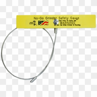 Odiz Bench Grinder Safety Gauge/safety Scale - Made In Usa Clipart