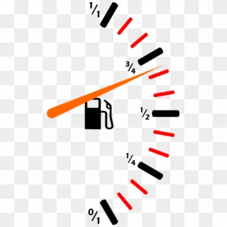 Fuel, Fuel Gauge, Petrol Meter, Petrol Gauge, Pointer - Gas Pump Clip Art - Png Download