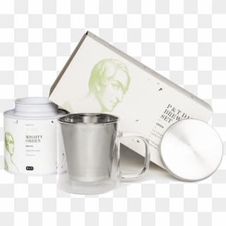 P & T Green P & T Daily Brewing Tea Gift Set / Brewing - Ceramic Clipart
