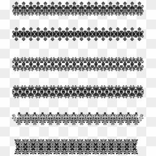 European Style Pattern Border Simple Png And Psd - Black-and-white Clipart