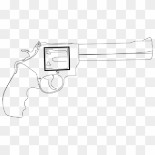 Gun Pistol Defense Revolver Weapon Handgun Police - Revolver Clipart