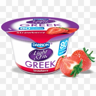 Greek Yogurt Strawberry 1 - Light And Fit Greek Strawberry Yogurt Clipart