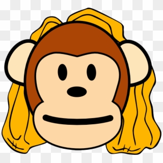 Head Clipart Mom - Drawing Of Monkey Face - Png Download