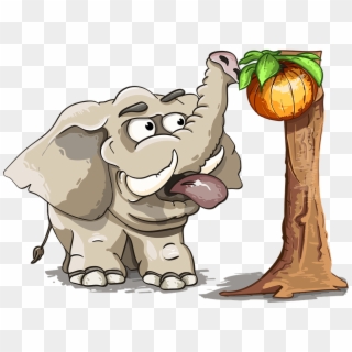 Elephant Fruit Tree Trunk Tusks The Language - Television Clipart