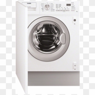 Picture Of Aeg L61271wdbi Integrated Washer Dryer 1200rpm - 7kg Aeg Washing Machine Clipart