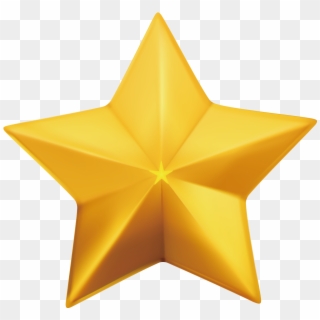 Estrella Vector De Bolas De Iconos Gratis - Golden Yellow Star Png Clipart