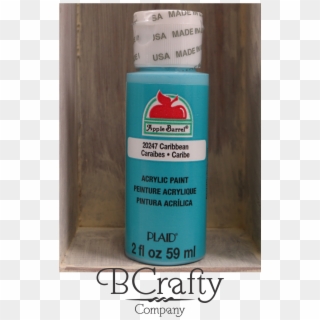 20247 Caribbean Apple Barrel Craft Paint - Bottle Clipart