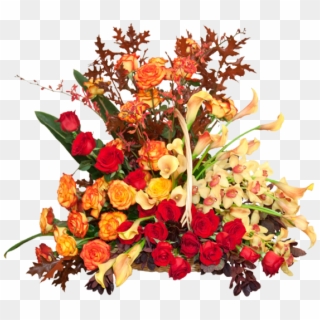 Autumn Goodbye Basket - Bouquet Clipart