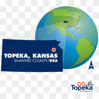 5 Gtep Globe-ks Map - Go Topeka Clipart