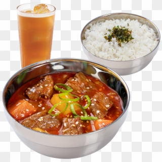 Spicy Korean Beef Stew Meal - Korean Beef Stew Bonchon Clipart