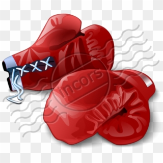 Boxing Gloves Red 8 Image - Red Boxing Glove Icon Clipart