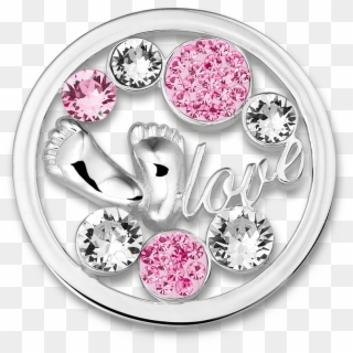 Babyfeet Light Pink Stainless Steel Open Disc With - My Imenso Mother&child Clipart