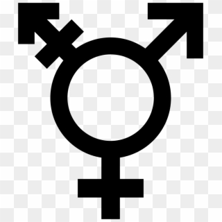 'girl Or Boy' And Falling - Symbol Transgender Clipart
