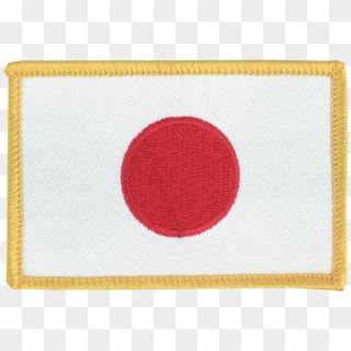 Japan Flag Patch - Circle Clipart