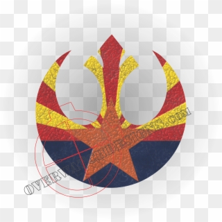 Rebel Arizona Decal - Emblem Clipart
