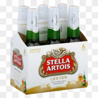 Picture Of Stella Artois Beer 6 Pack Bottles - Stella Artois 12 Bottles Clipart