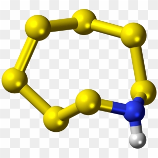 Heptasulfur Imide Molecule Ball Clipart
