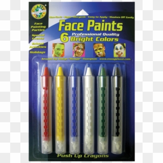 Face Paint Push-up Crayons Bright - Crayon Clipart