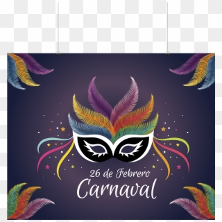 Photocall Carnaval Máscara - Carnival Clipart