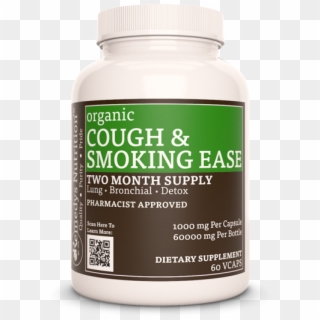 Organic Cough & Smoking Ease - Dietary Supplement Clipart