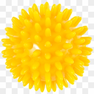 Yellow Spikey Ball03 - Theraband Massage Ball Uk Clipart