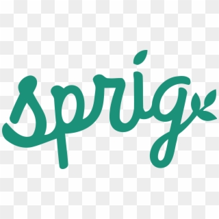 Sprig Logo Png Transparent - Sprig Food Delivery Logo Clipart