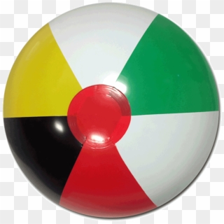 16-inch Beach Balls - Red Black And White Ball Clipart
