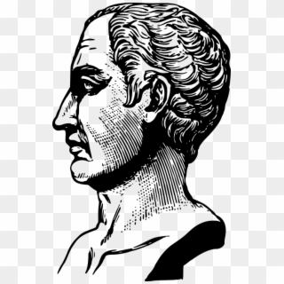 Caesar Dictator Famous General History Julius - Julius Caesar Illustrations Png Clipart