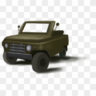 Cartoon Simple Chariot Jeep Png And Psd - Model Car Clipart