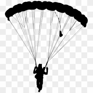 Free Download - Parachuting Clipart