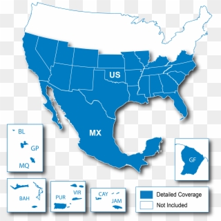 Southern Us & Mexico - New Mexican Empire Clipart