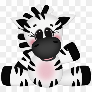 Zebra Clip Art - Cute Baby Zebra Clipart - Png Download