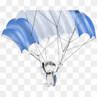 Skydiving Clipart Paratrooper - Businessperson - Png Download
