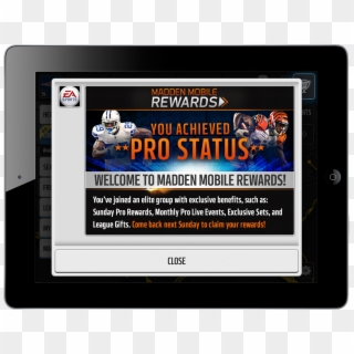 Madden Mobile Engagement Program - Tablet Computer Clipart