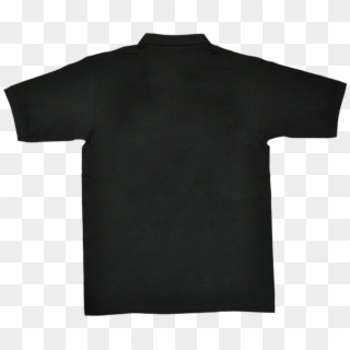 Playera Negra Tipo P - Polo Shirt Clipart