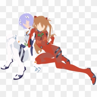 Rei And Asuka - Neon Genesis Evangelion Rei And Asuka Switch Clipart