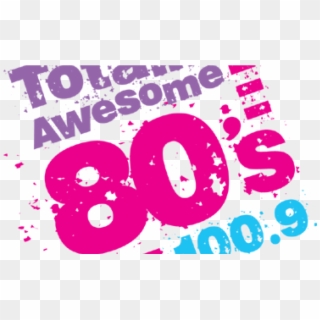 Totally Awesome 80s - Circle Clipart