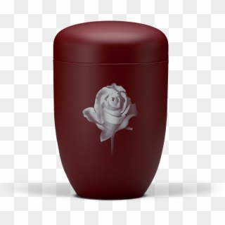 Stahlurne, Weinrot Velours, Airbrush Rose - Garden Roses Clipart