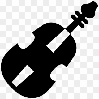Violin Clip Art Image Black And White - Rock Music Icon - Png Download