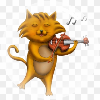 Classical Clipart Small Violin - Cat And The Fiddle Png Transparent Png